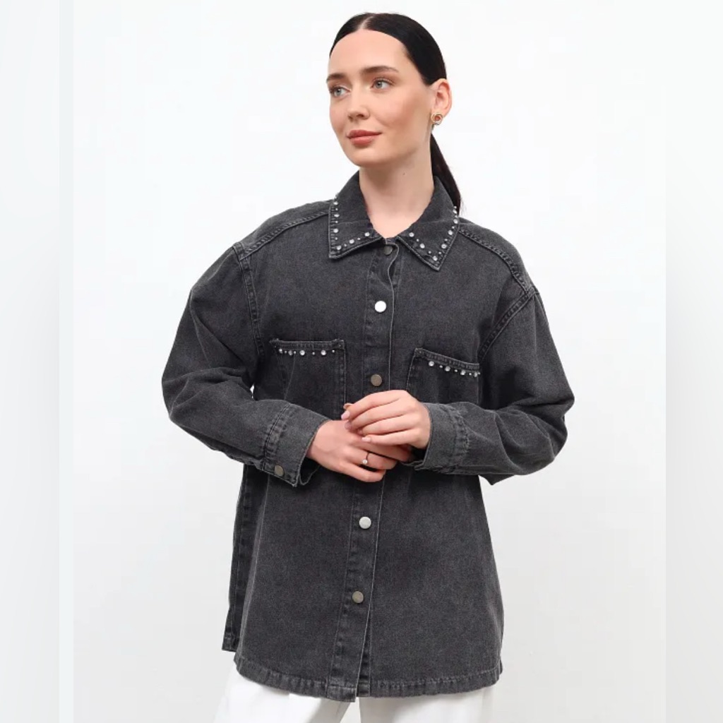 Rebecca Minkoff Studded Denim Jacket